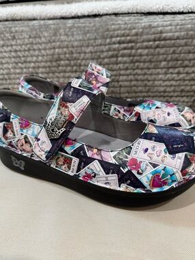 Alegria Women’s Mary Jane Tarot Print Shoes size 39